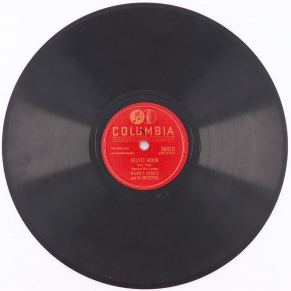 Harry James - Prince Charming / Velvet Moon - 1943 10" 78 rpm Record 36672 - Picture 4 of 13